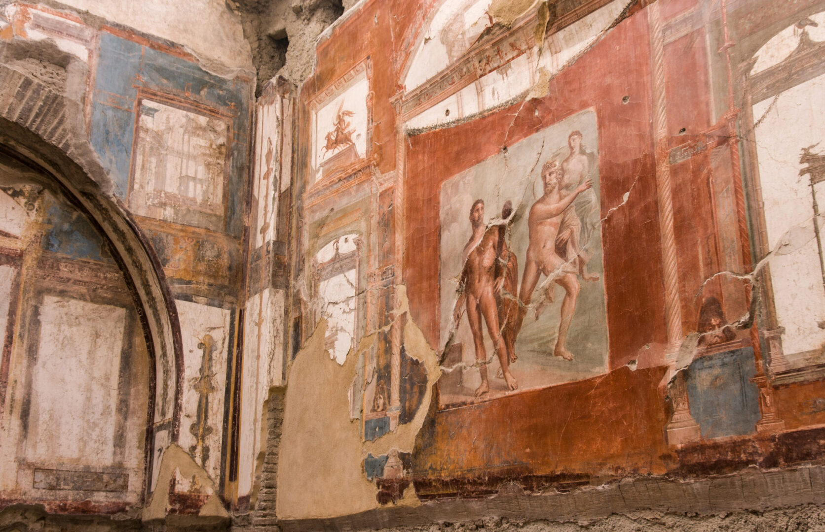 Ancient Herculaneum ruins Naples, Italy